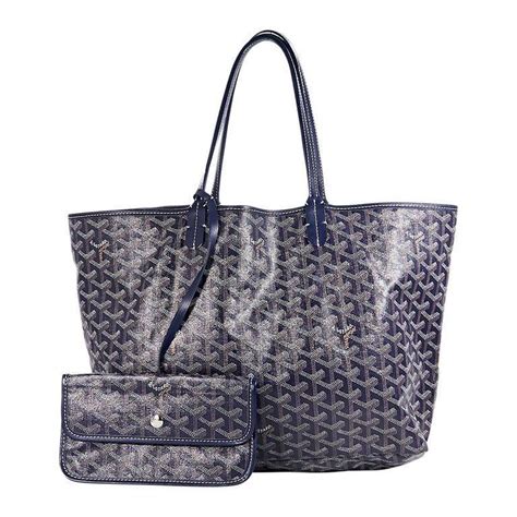 goyard st louis large pm tote in navy|goyard st louis pm price.